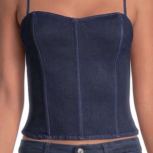 New Denim Corset -Small